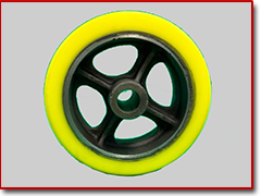 10 yellow wheel