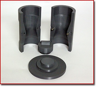 small part inside of 3D printer chamber