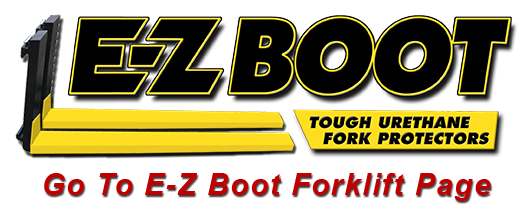 E-Z Boot urethane forklift sleeves