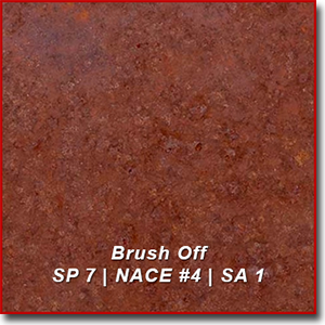 sample of brush off cleaning