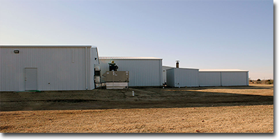 North side of ESI plant (backside)