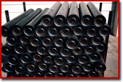 roller cans ready for surface preparation