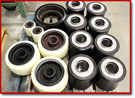 Finished various wheels