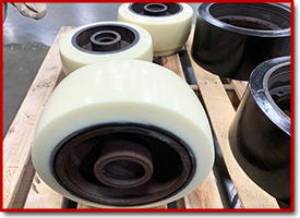 Finished large white wheels